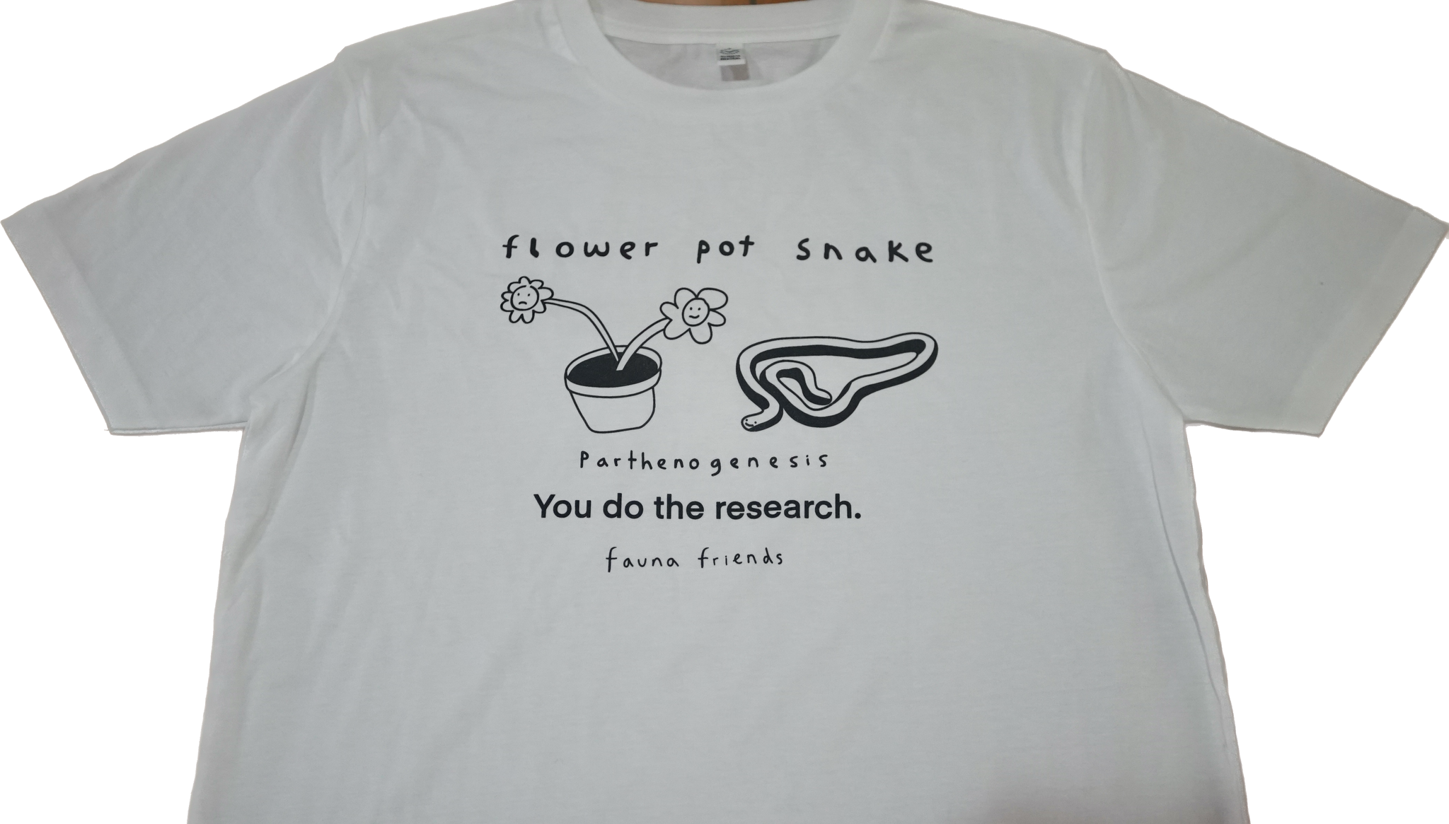 Flower pot snake T-shirt